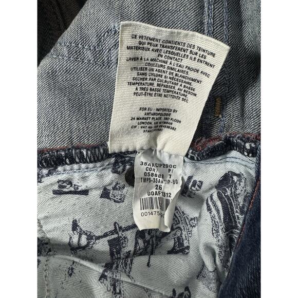 Anthropologie Low Rise Skinny Jeans Size 26 Pilcro And The Letterpress STET - Picture 7 of 7